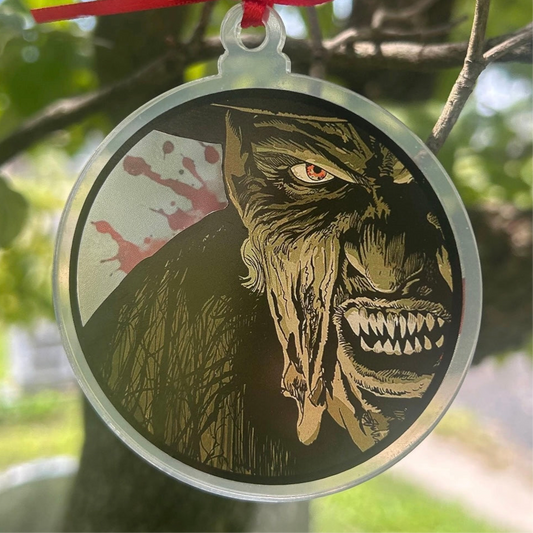 Jeepers Creepers Horror themed Holiday Ornament featuring the Creep