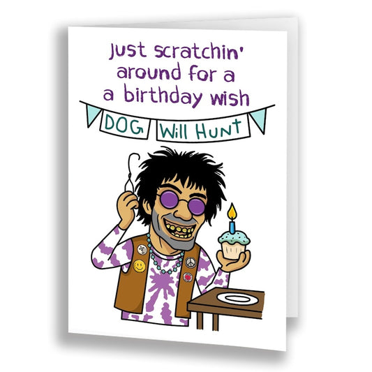 Texas Chainsaw Massacre Chop Top Birthday Greeting Card