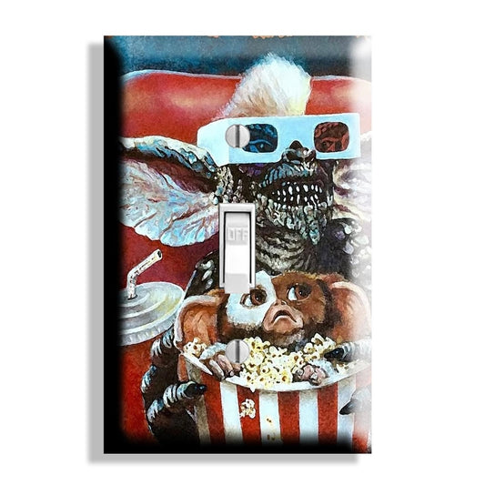 Gremlins Gizmo Mogwai Horror Decor Light Switch Cover Wall Plate Decor