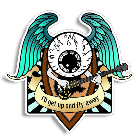 Grateful Dead Wharf Rat Eyeball Vinyl Decal Sticker
