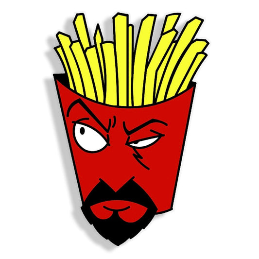 Aqua Teen Hunger Force Frylock French Fries Vinyl Decal Sticker