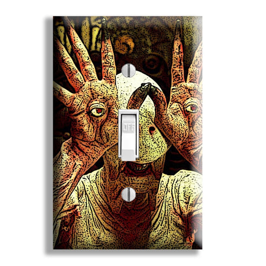 Pan’s Labyrinth Pale Man Dark Fairytale Movie Light Switch Cover - Wall Decor