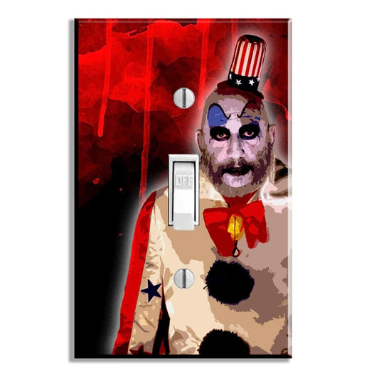 The Devils Rejects Captain Spaulding Horror Light Switch Cover - Wall Decor