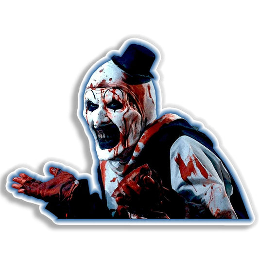 Terrifier Art the Clown Vinyl Decal Sticker