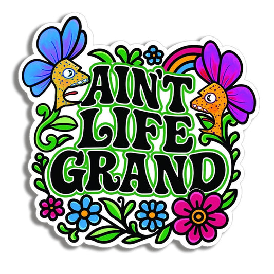 Widespread Panic Ain’t Life Grand Note Eater Flower Vinyl Decal Sticker