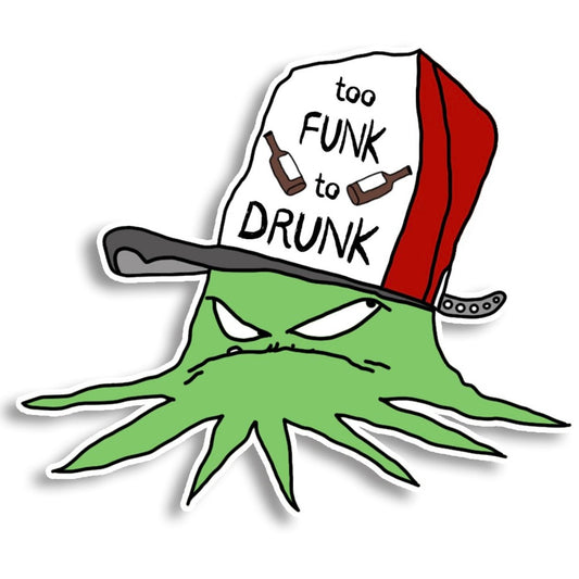 Squidbillies Early Cuyler Mud Squid Trucker Hat Vinyl Decal Sticker