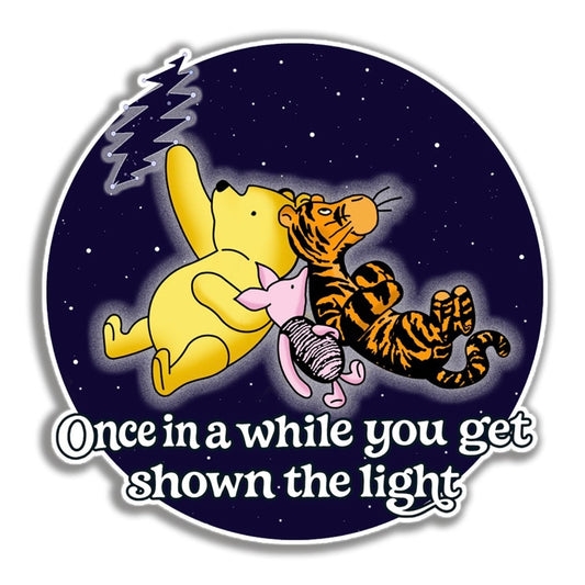Grateful Dead Winnie the Pooh Vinyl Decal Sticker