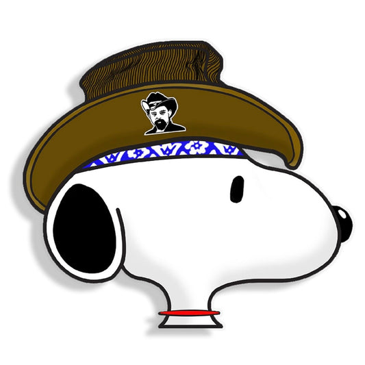 Grateful Dead Snoopy Pigpen Vinyl Decal Sticker