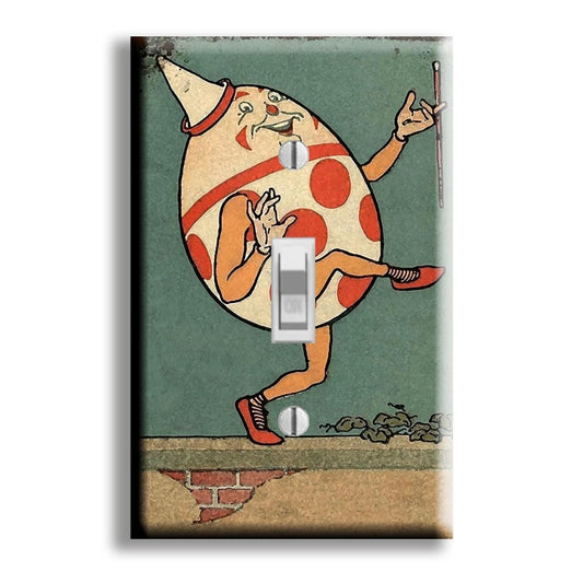 Humpty Dumpty Nursery Rhyme Light Switch Cover - Wall Decor