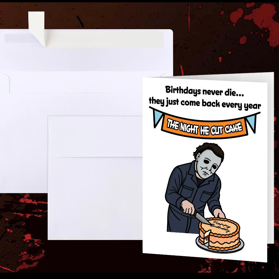 Michael Myers birthday card