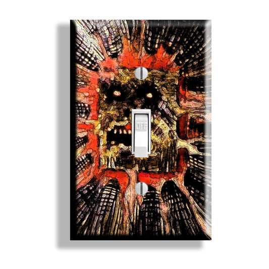 The Evil Dead Necronomicon Book Horror Movie Light Switch Cover - Wall Decor
