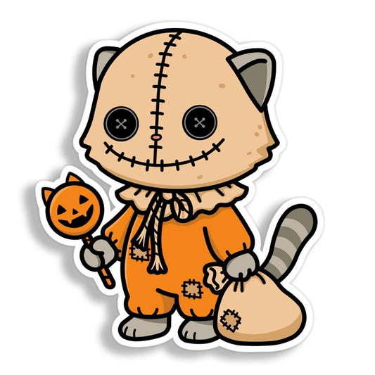 Trick r Treat Kitty Cat Sam Vinyl Decal Sticker