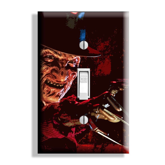 Nightmare on Elm Street Freddy Krueger
Horror Light Switch Cover Wall Plate Decor
