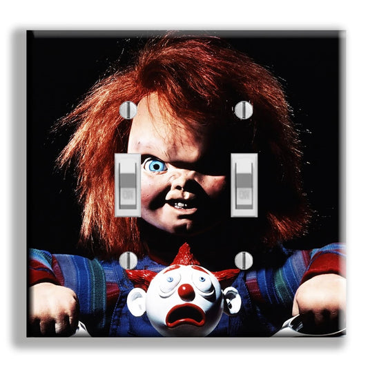 Child’s Play Chucky Horror Movie Light Switch Cover - Wall Decor
