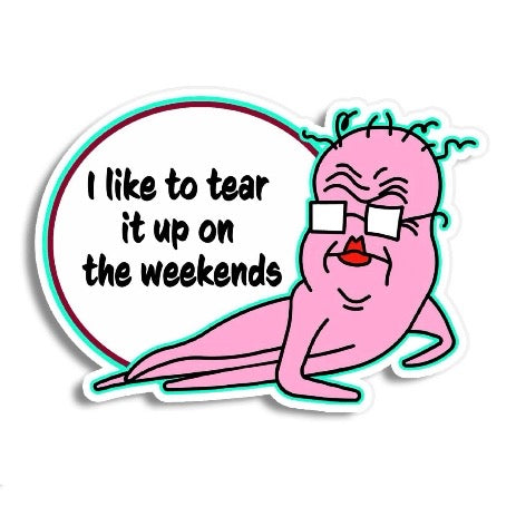 Squidbillies Granny Cuyler Mud Squid Vinyl Decal Sticker