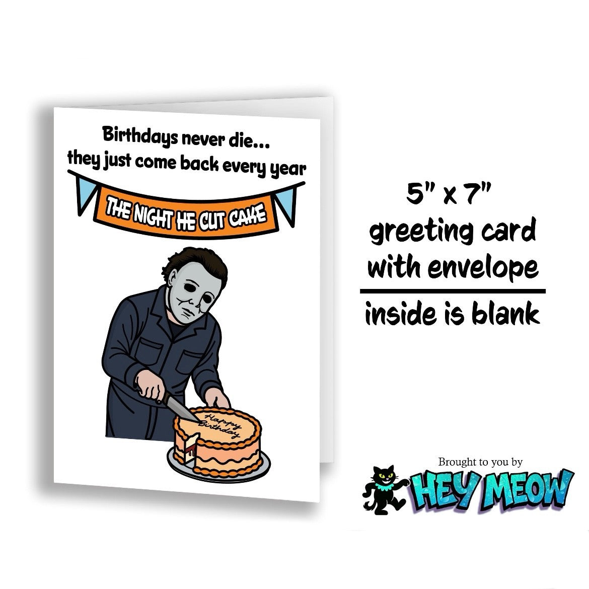 Michael Myers birthday card