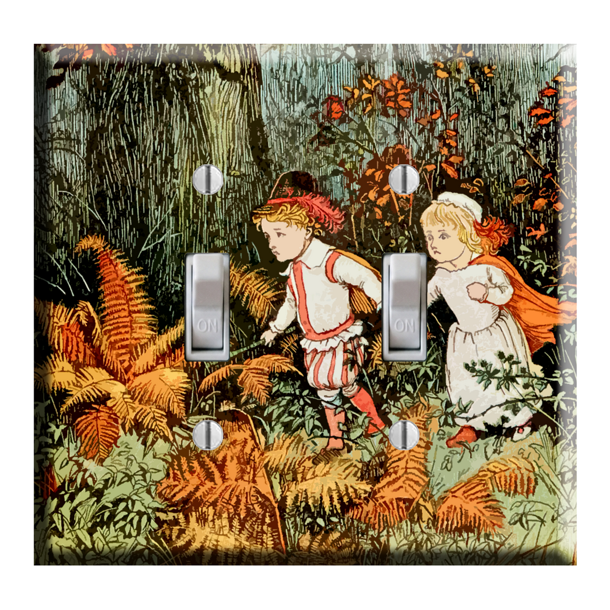 Babes in the Wood Children’s Book Nursery Decor Light Switch Plate Cover