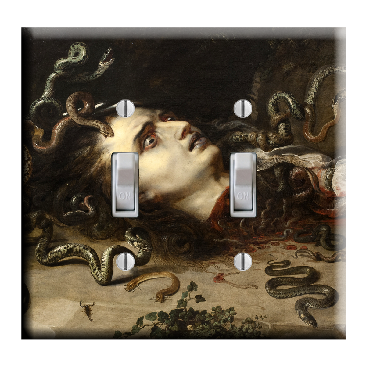 Head of Medusa Gothic Mythology Light Wall Switch Plate Cover