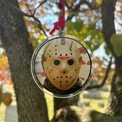 Friday the 13th Jason Voorhees Holiday Ornament Horror Fan Christmas Decor