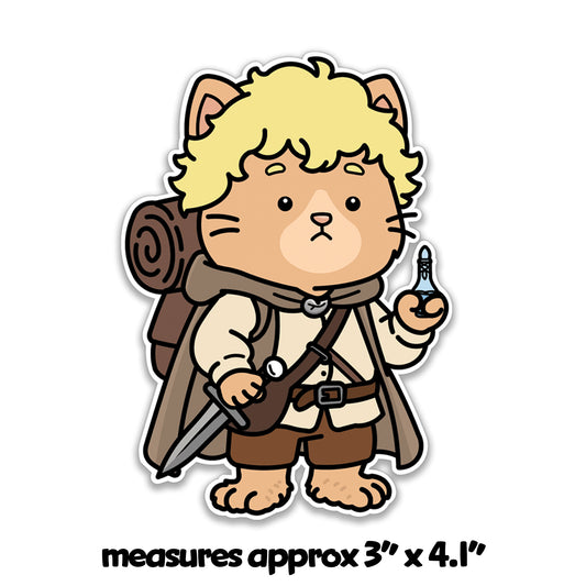Lord of the rings, Samwise cat sticker