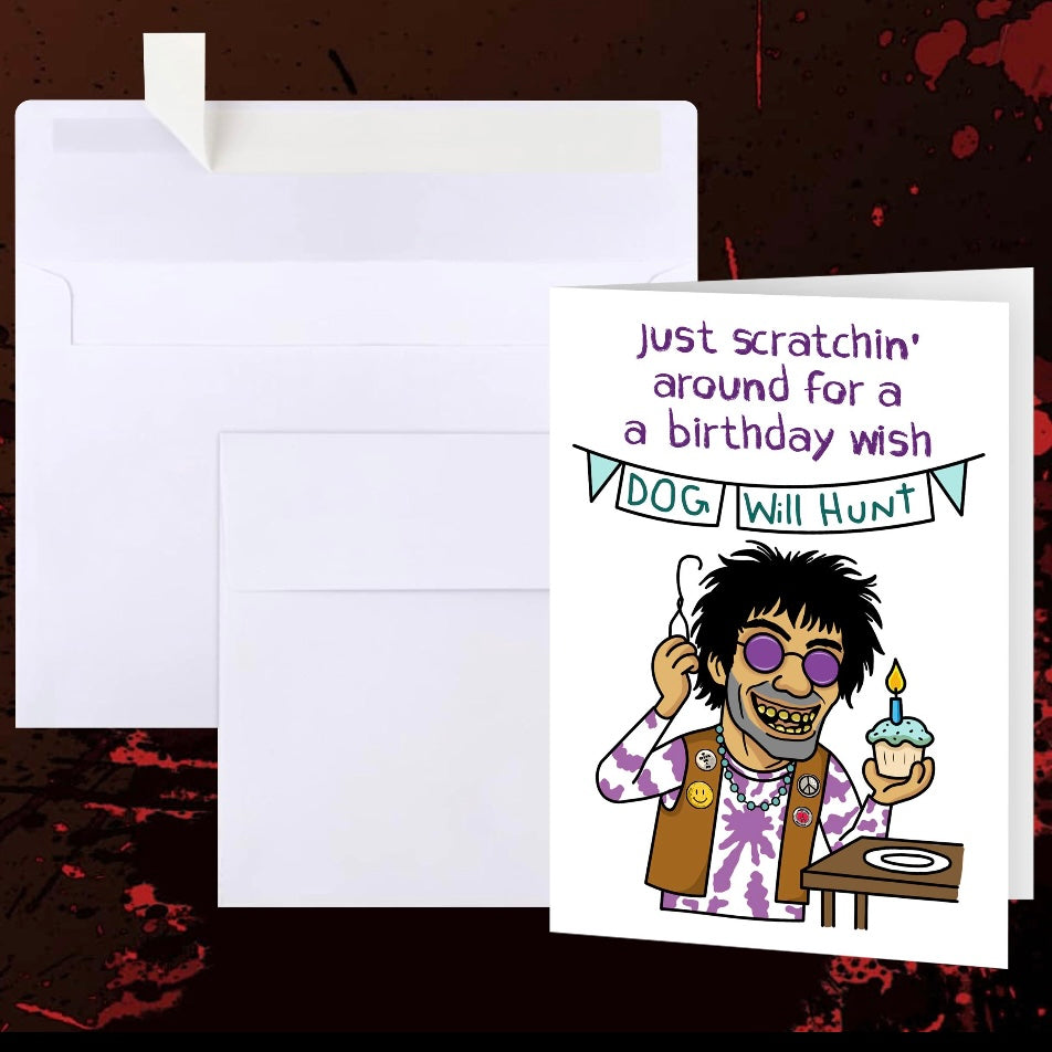 Texas Chainsaw Massacre Chop Top Birthday Greeting Card