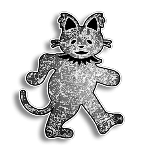 Grateful Dead Cats Under the Stars Vinyl Decal Sticker