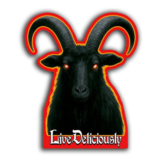 Black Phillip Devil Goat Wiccan Vinyl Decal Sticker
