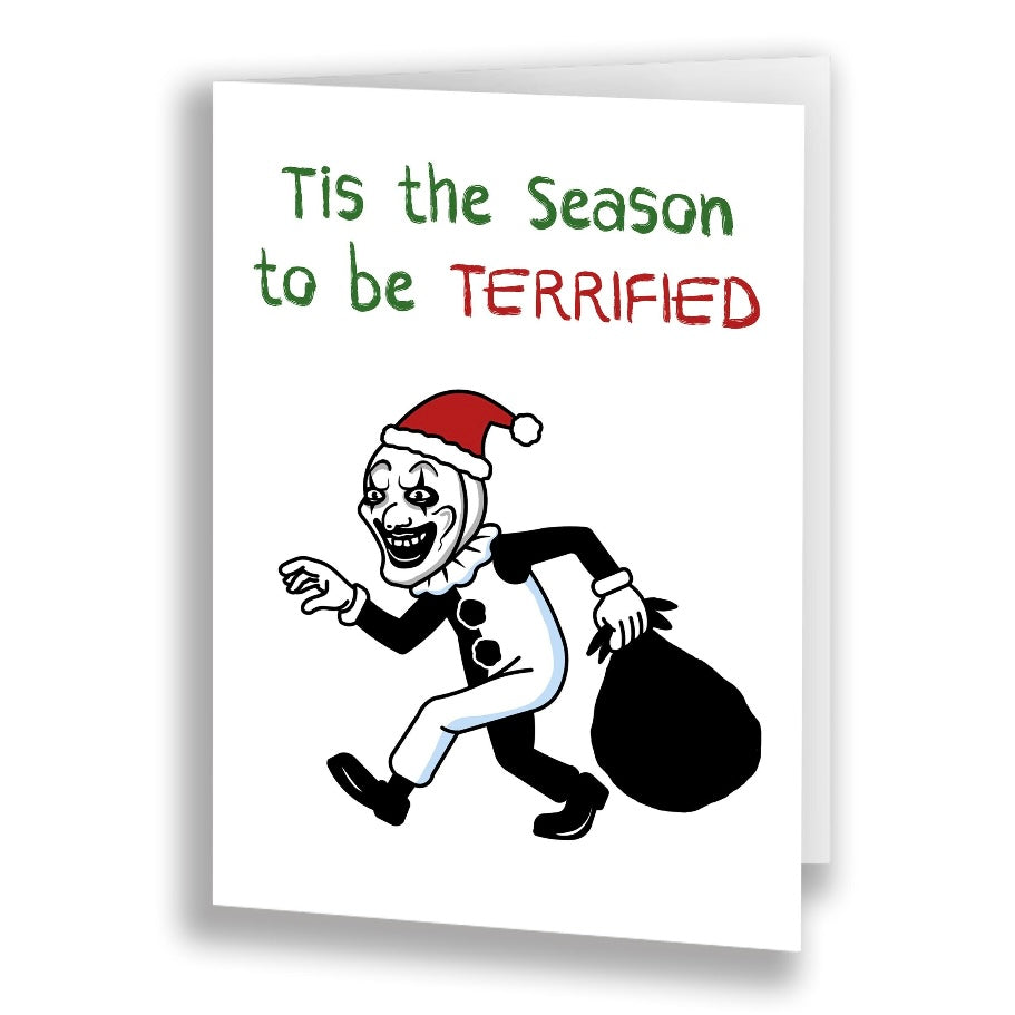 Horror Movie Icons Christmas Greeting Cards