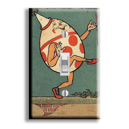 Humpty Dumpty Nursery Rhyme Light Switch Cover - Wall Decor