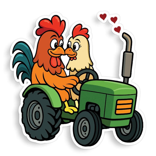 Widespread Panic Chicken Love Tractor Vinyl Decal Sticker