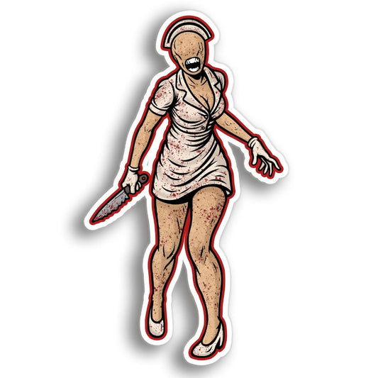 Silent Hill Nurse Vinyl Decal Sticker