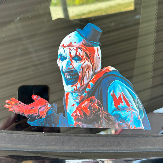 Terrifier Art the Clown Large Decal Sticker