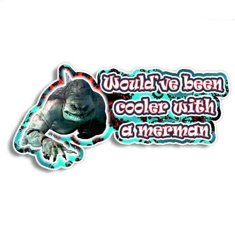 Cabin in the Woods Merman Vinyl Decal Sticker