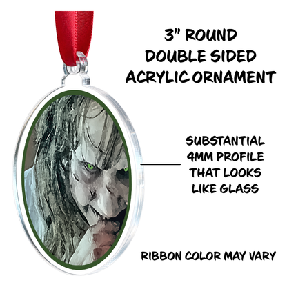 Exorcist Regan Classic Horror Movie Holiday Ornament Medallion Hanging Charm