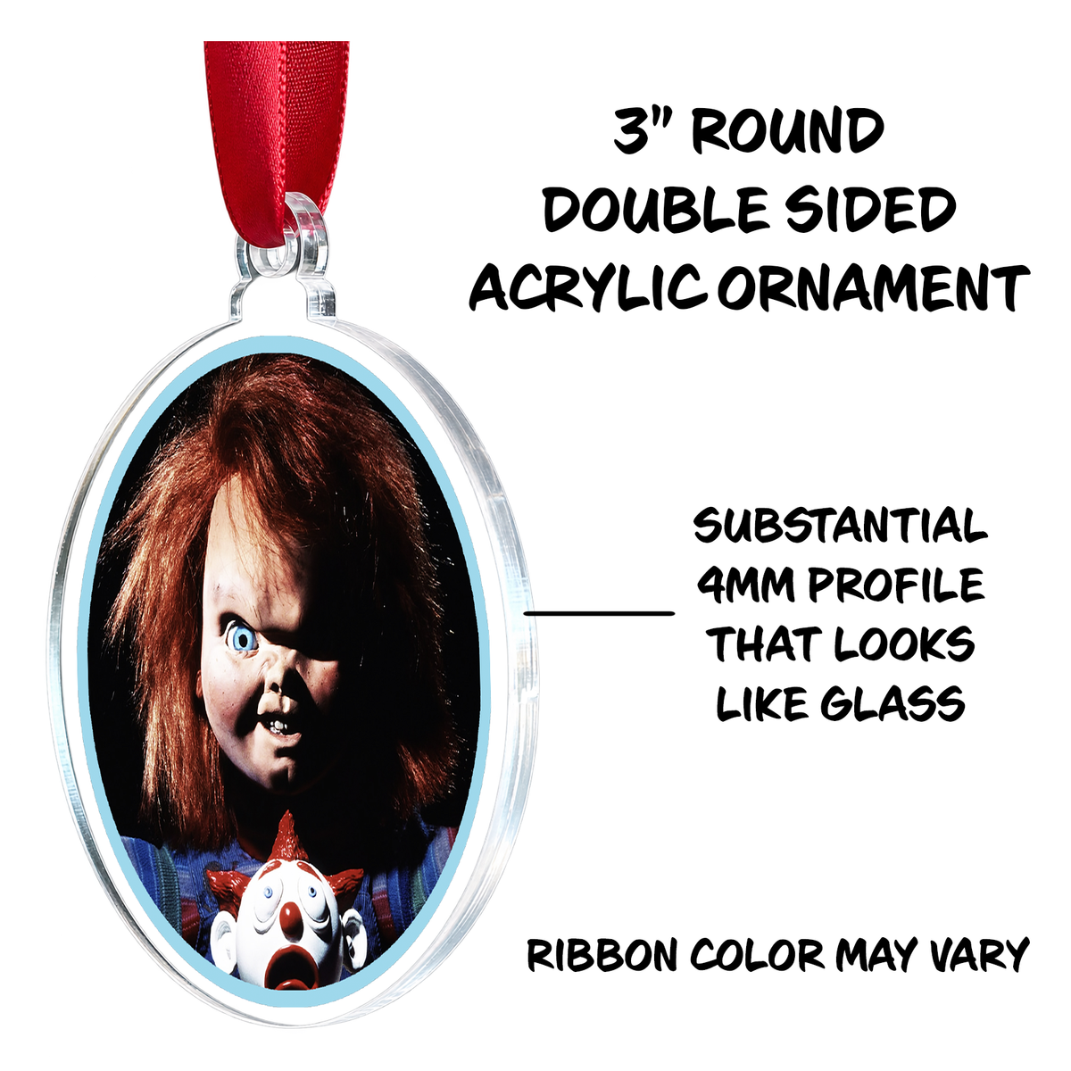 Good Guys Chucky Doll Decor Horror Holiday Decor Ornament Medallion