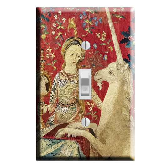 the lady and the unicorn single toggle light cover