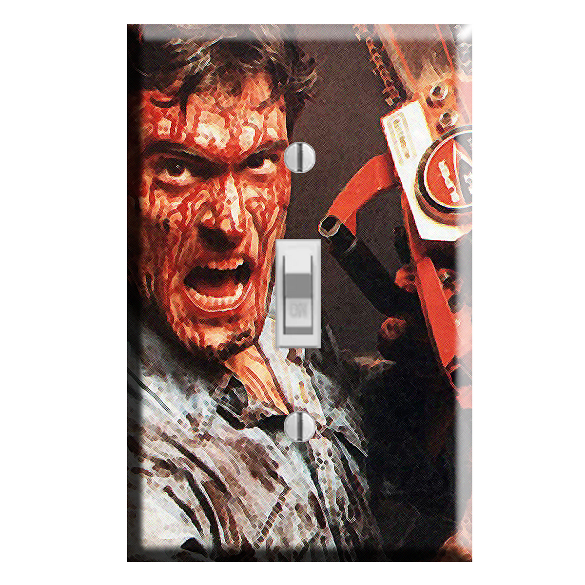 The Evil Dead Ash Horror Movie Light Switch Cover Plate