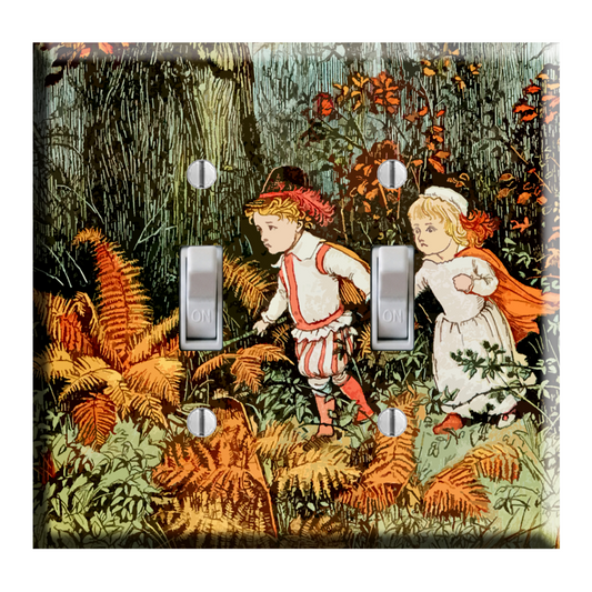 Babes in the Wood Children’s Book Nursery Decor Light Switch Plate Cover