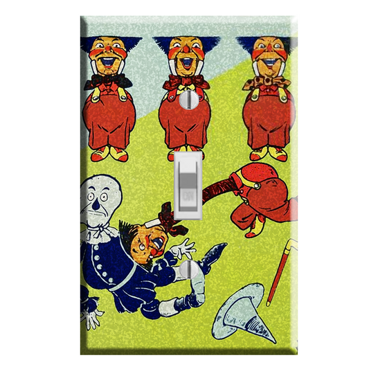 Wizard of Oz Scarecrow & Hammerheads Art Light Switch Plate Cover Decor