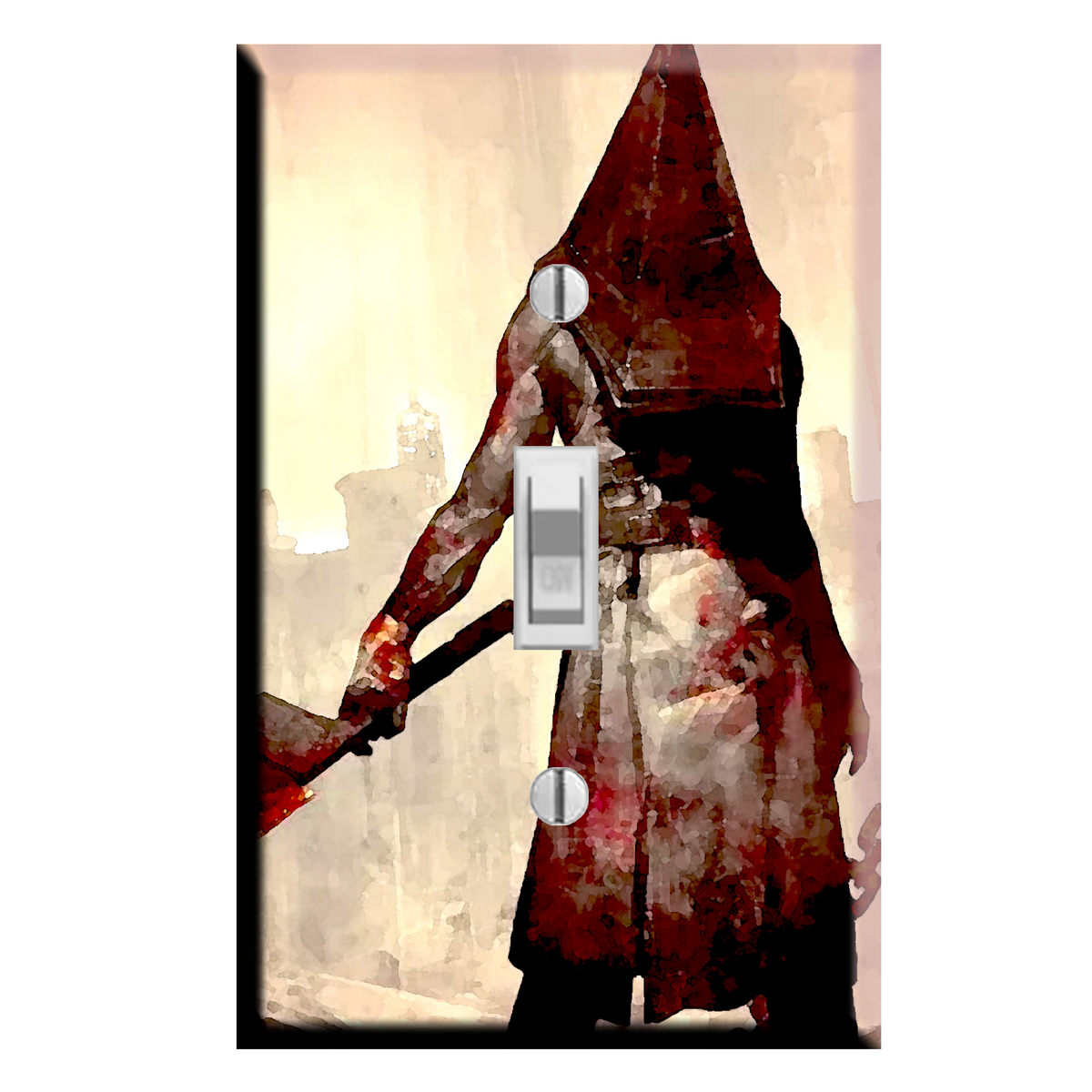 Silent Hill Pyramid Head Slasher Monster Light Switch Cover Plate