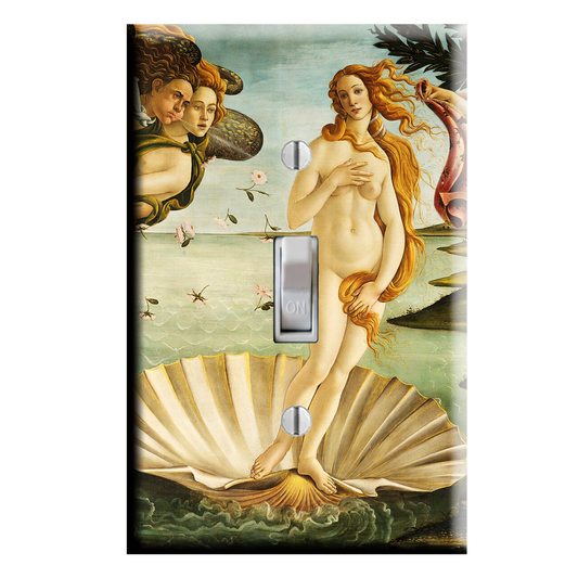 The Birth of Venus Renaissance Coastal Art Light Switch Plate Cover Decor