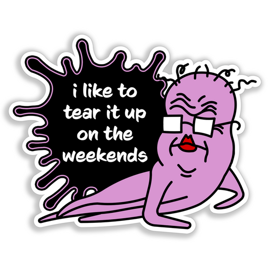 Squidbillies Granny Cuyler Blue Ridge Mud Squid Adult Cartoon Vinyl Decal Sticker