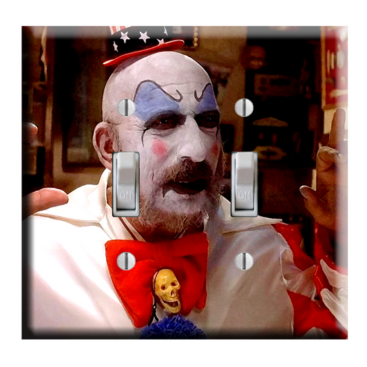 The Devil's Rejects Captain Spaulding Double Toggle Light Switch Cover Plate