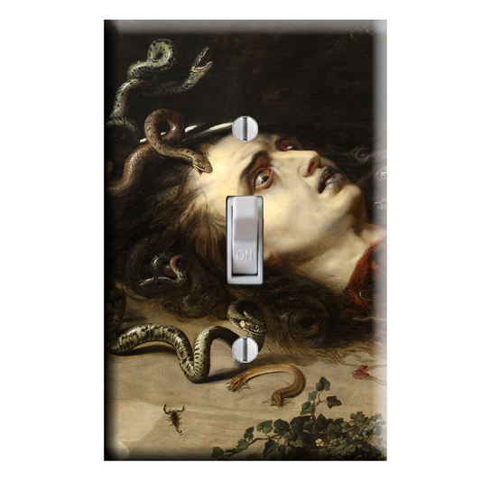 Head of Medusa Gothic Mythology Light Wall Switch Plate Cover