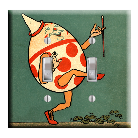 Humpty Dumpty Egg Children's Book Baby Nursery Art Light Switch Plate Cover Decor