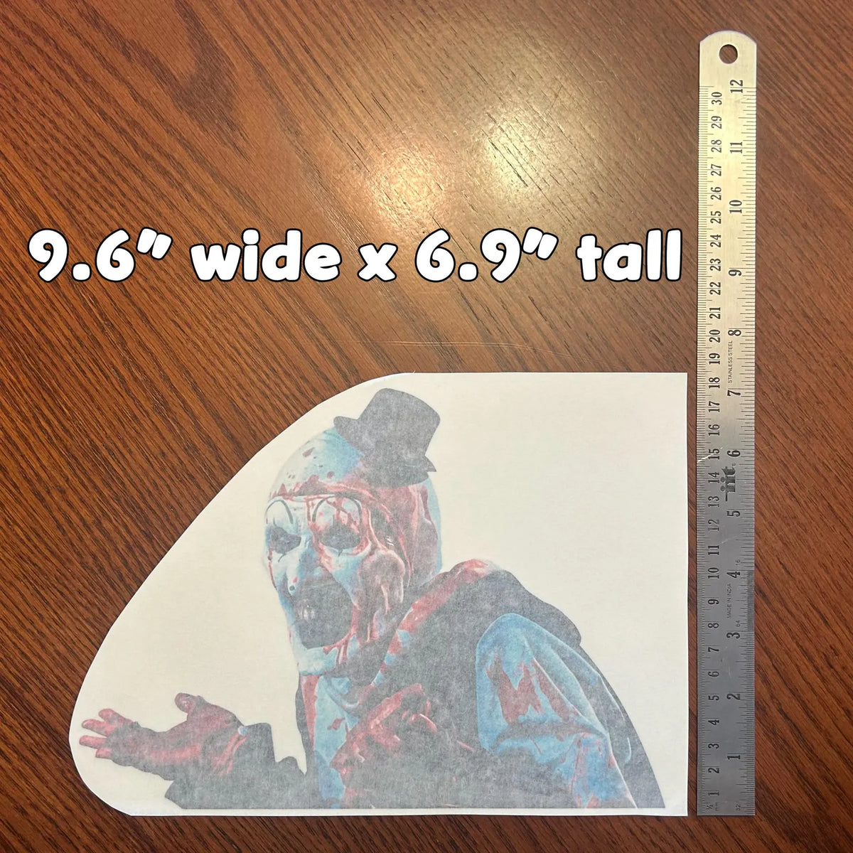 Terrifier Art the Clown Horror Large Vinyl Decal Sticker