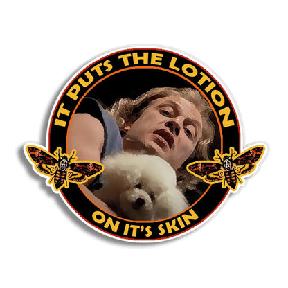 Silence of the Lambs Buffalo Bill Lotion Precious Dog Art Vinyl Decal Sticker