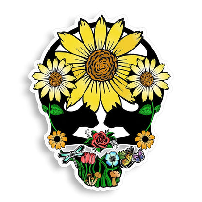 Grateful Dead Black Cats China Cat Sunflower Vinyl Decal Sticker