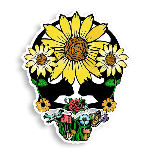 Grateful Dead Black Cats China Cat Sunflower Vinyl Decal Sticker
