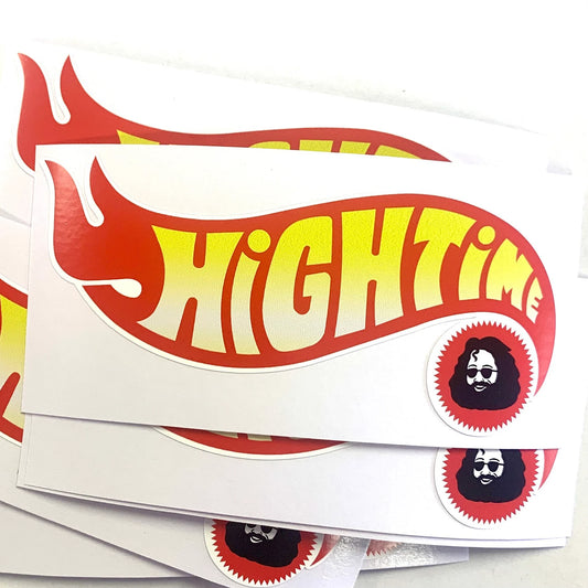 grateful dead hot wheels parody sticker 